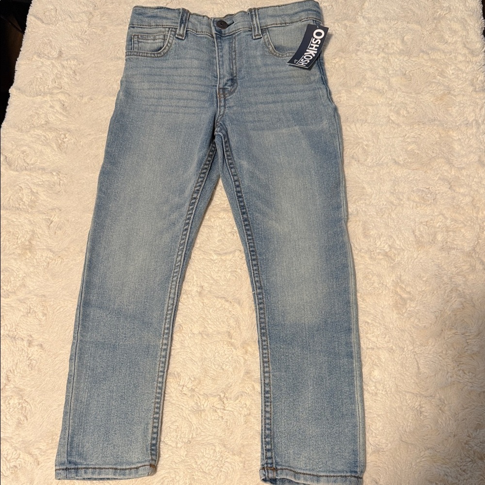 OshKosh B'gosh Boys Skinny Jeans in Light Blue.   Size 6R